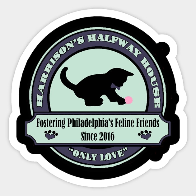 Harrison's Halfway House Sticker by BradyRain